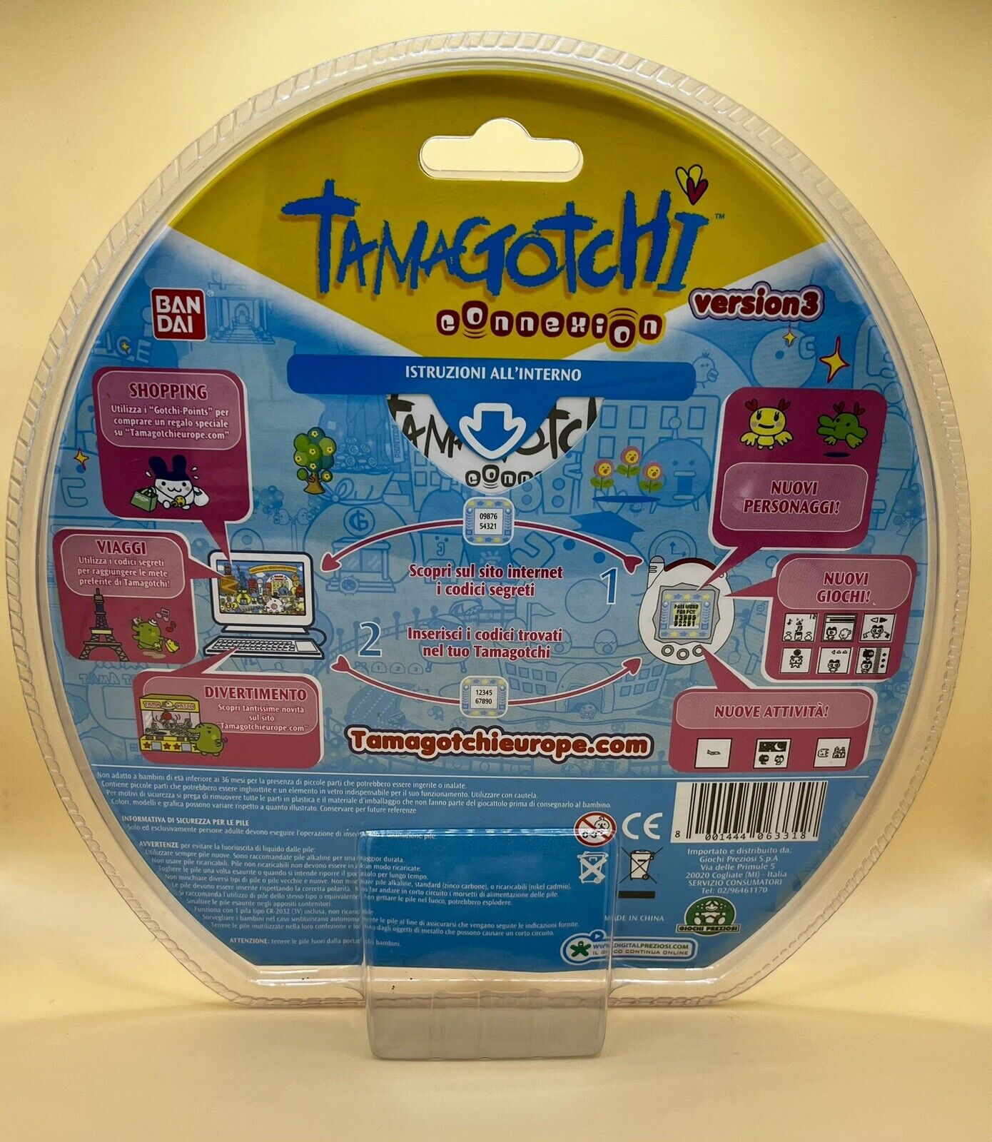 TAMAGOTCHI (2006) CONNECTION V3 ROSA RARO BANDAI
