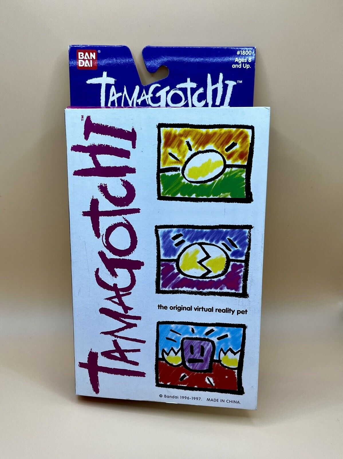 Tamagotchi Bandai 1996-1997 Transparent Light Blue - First Gen Original