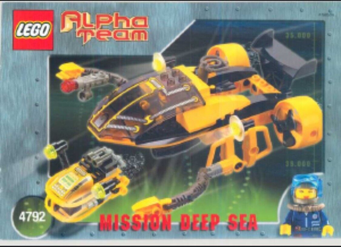 Lego Set Alpha Team N. 4792 - Anno 2004 - Completo Perfetto