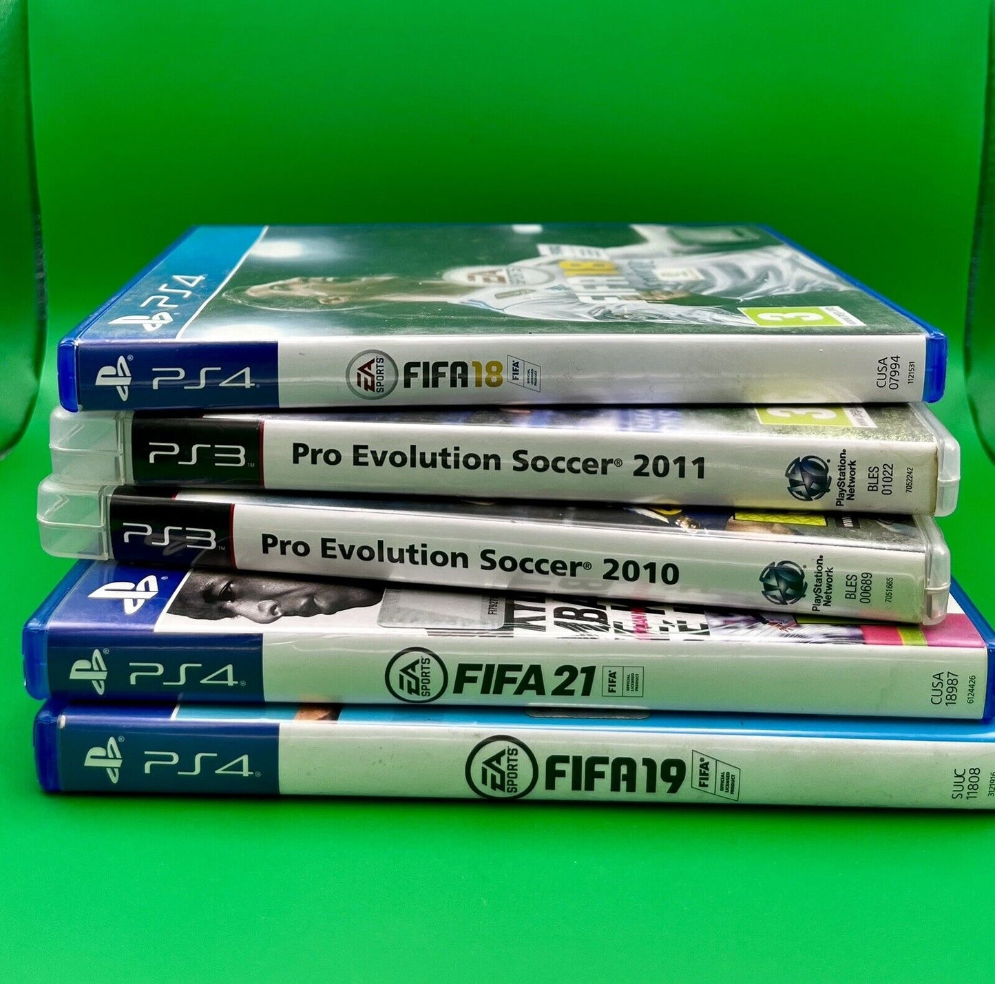 Lotto Giochi Calcio Playstation - 6 Giochi - Fifa e Pes - Leggi Desc