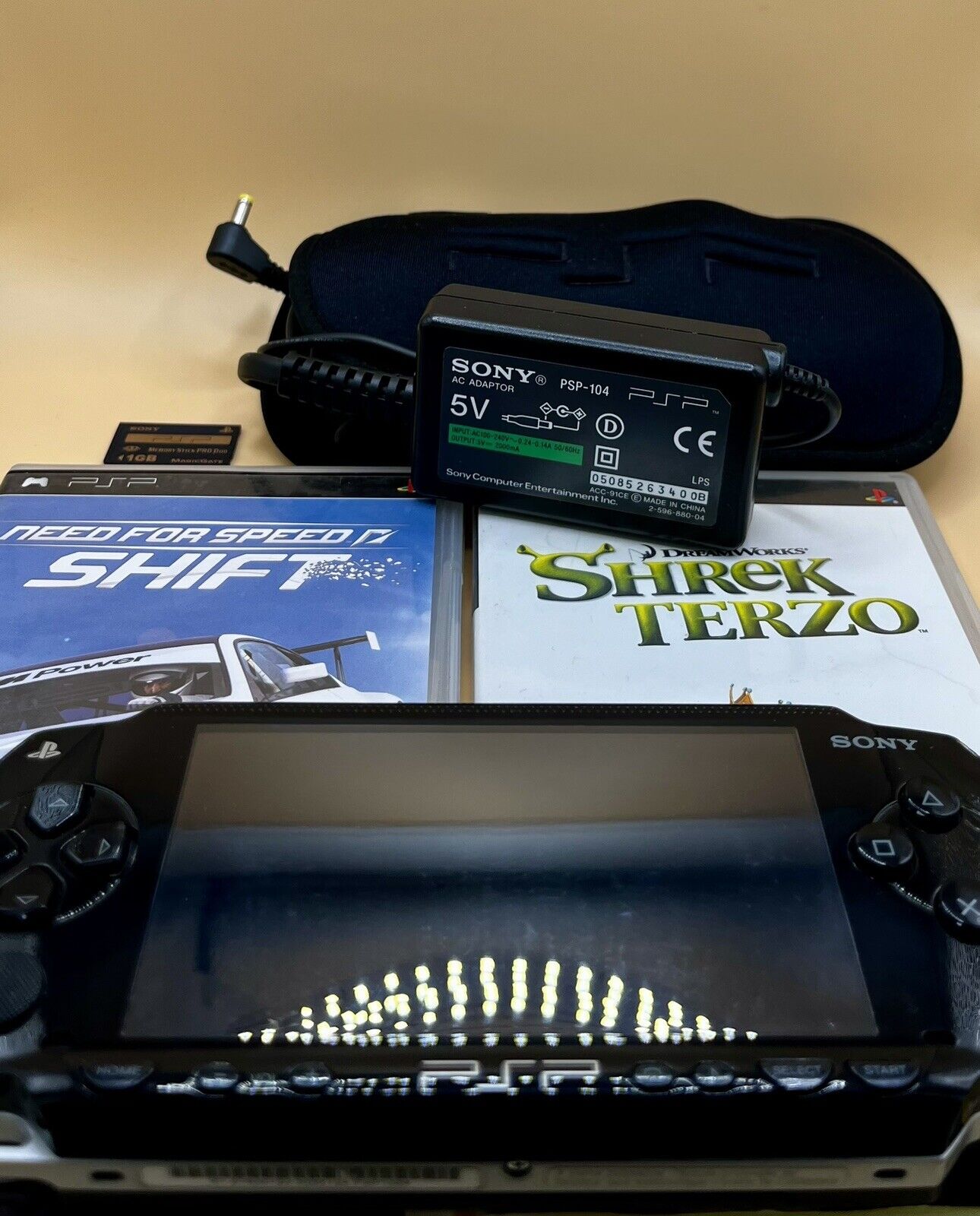 Lotto PlayStation PSP Nero Black 1004 Sony Play Station - Prima Serie + Giochi