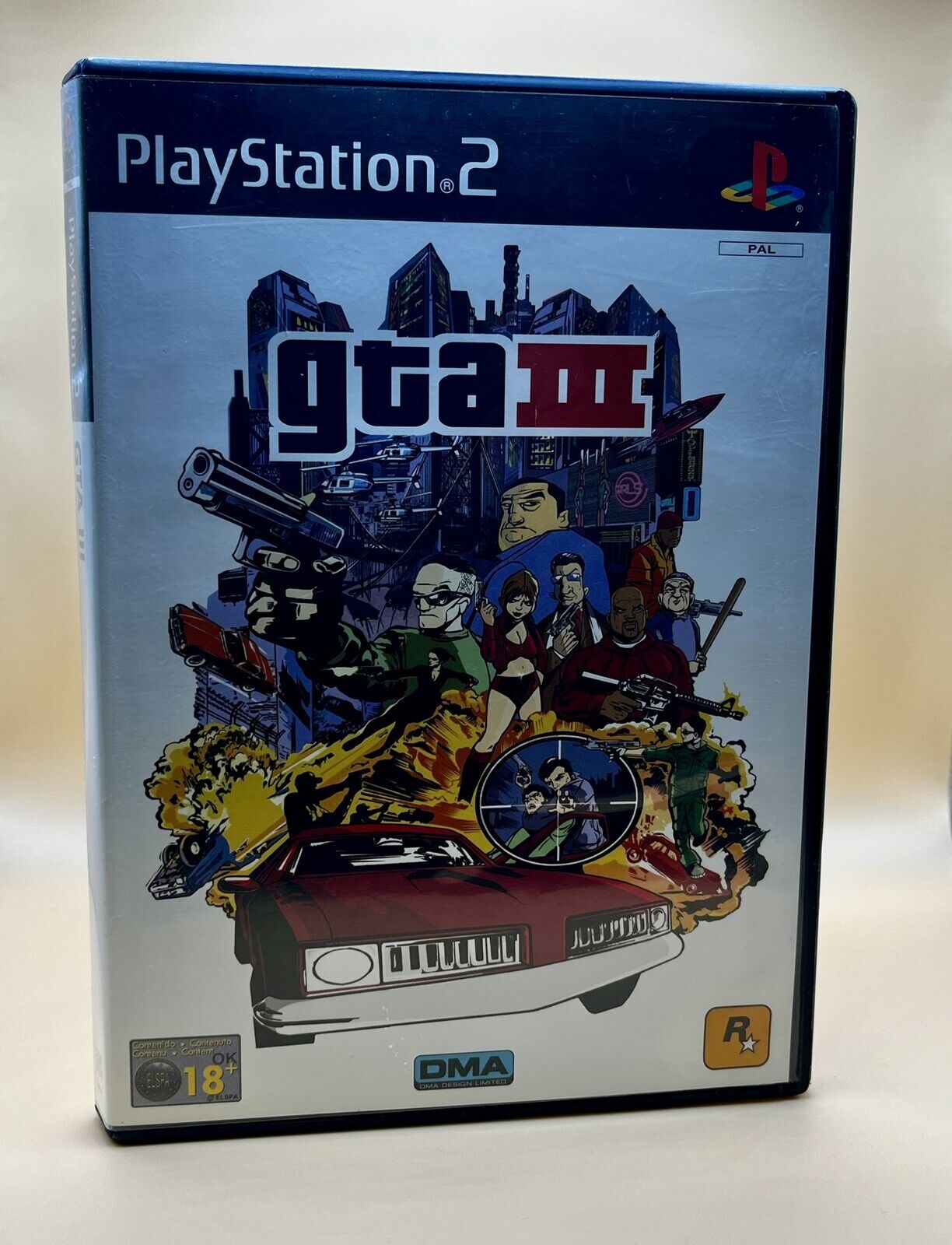 PS2 Grand Theft Auto III 3 GTA Console Sony Playstation 2 PAL ITA